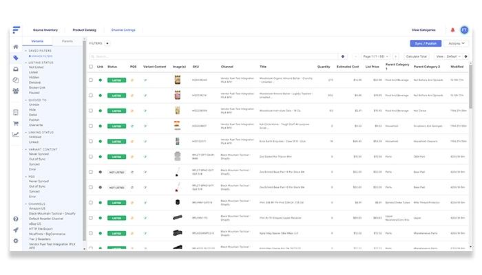 Flxpoint Product Catalog Listings