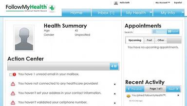 FollowMyHealth Patient Profile
