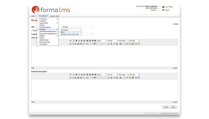 Forma LMS Jump to LMS