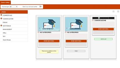 Forma LMS Categories and Material