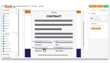Foxit eSign Creating Templates Is Easy