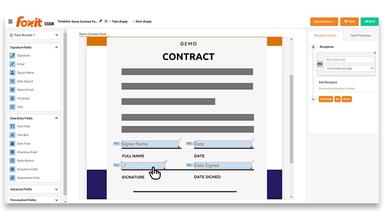 Foxit eSign Creating Templates Is Easy