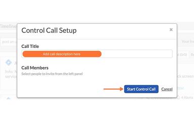 FreeConferenceCall.com Control Call Setup