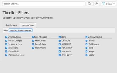 FreeConferenceCall.com Timeline Filters