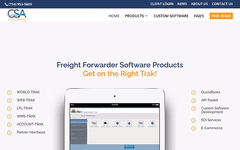 Freight Forwarding Software Products