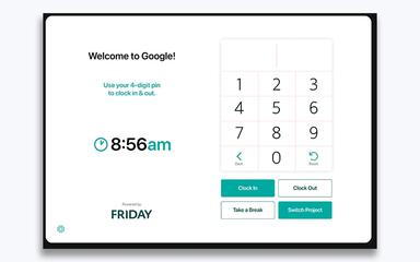 Fridayapp Time Kiosk
