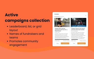 FundRazr Activity Campaigns Collection