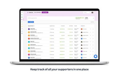 Funraise Track Supporters