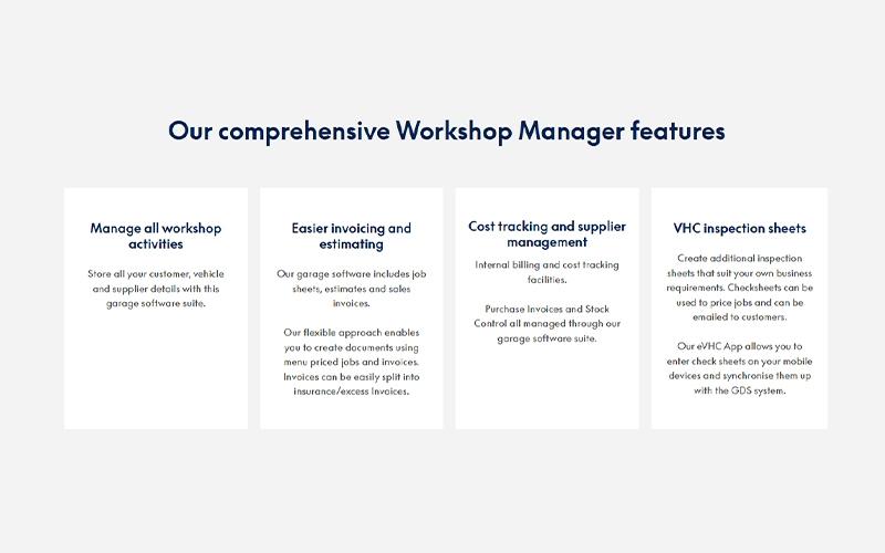 GDS Workshop Features