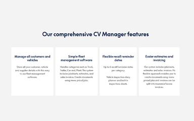 GDS CV Manager Features