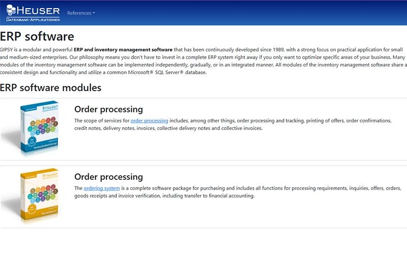 GIPSY Order Processing