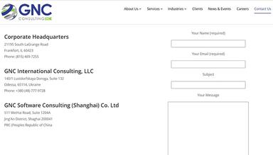 GNC Consulting Contact