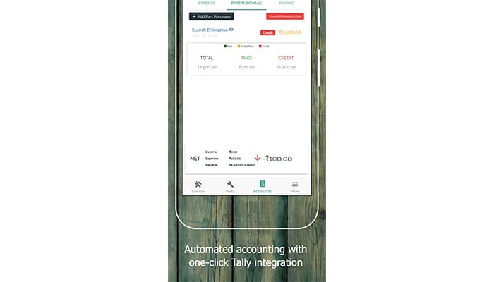GaragePlug Accounting Module