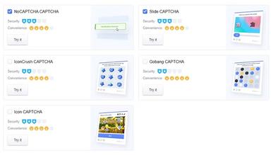 GeeTest Innovative CAPTCHA types that take user less time than traditional CAPTCHAs