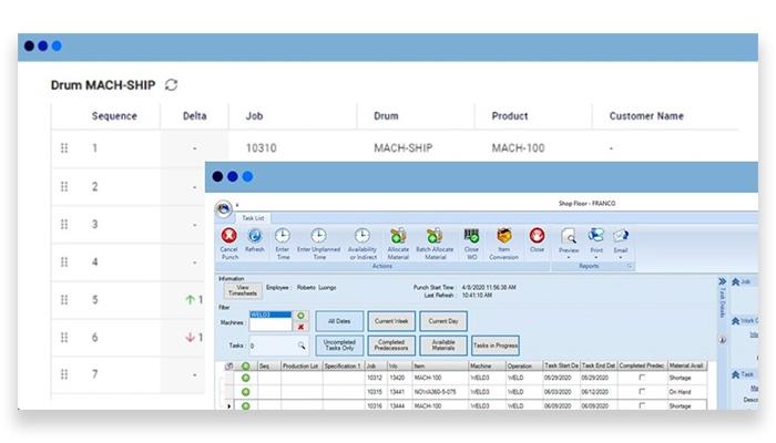 Genius ERP Job Management and Priority Balancing
