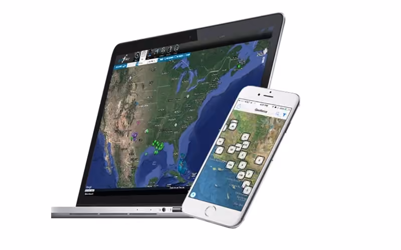 Geoforce Mobile And Dextop view
