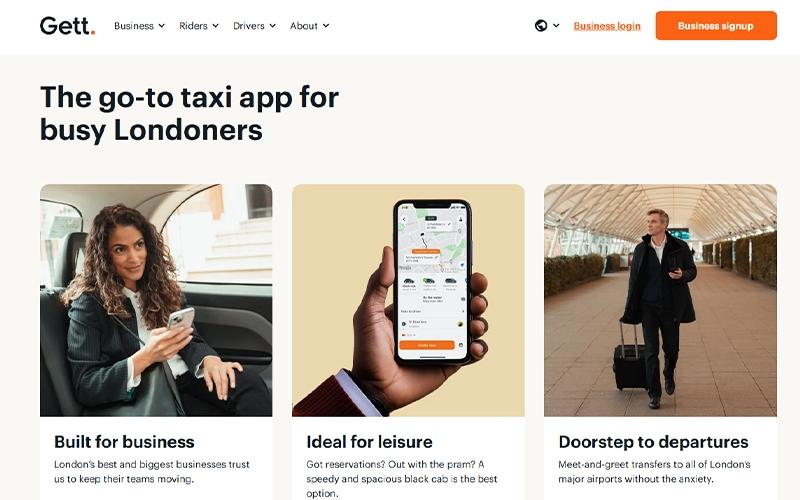 Gett Home Page