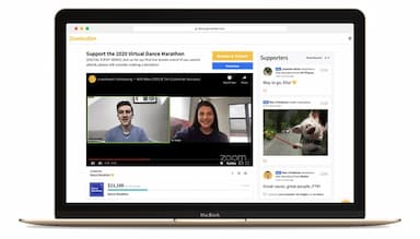 Givebutter Software Live stream fundraising
