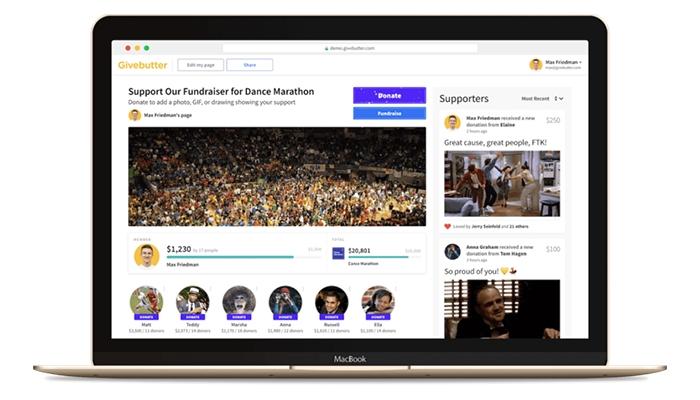 Givebutter Software Run fundraising campaigns
