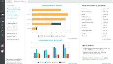 GlaceEMR insurance payment summary