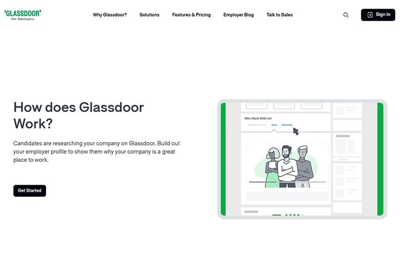 Glassdoor Homepage