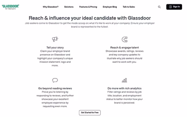 Glassdoor Features