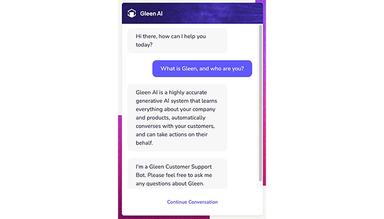 Gleen-AI-Chatbot-User-Interface