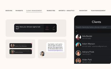 GlossGenius Client Management