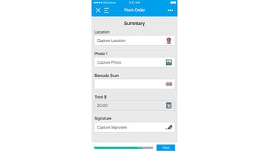 GoCanvas Work Order Summary