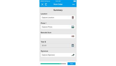 GoCanvas Work Order Summary