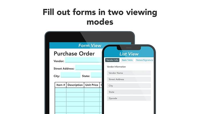 GoFormz Enhances Experience With Two Viewing Modes