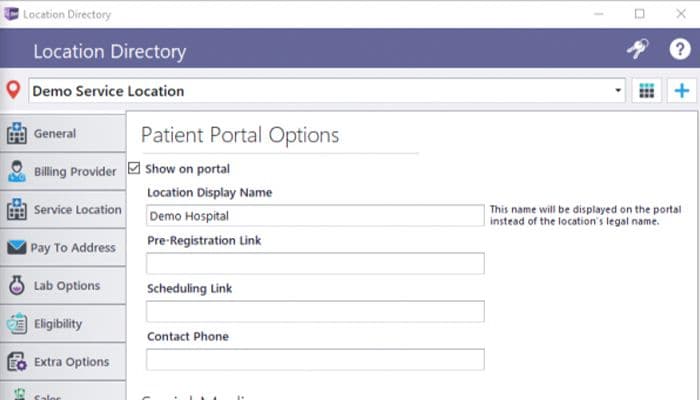 GoRev configuring patient portal