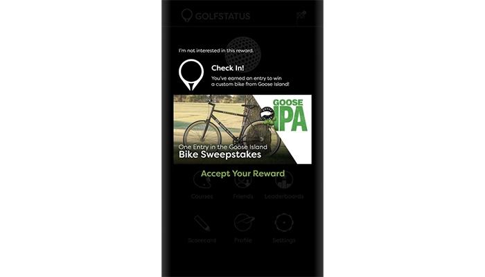 GolfStatus check-in