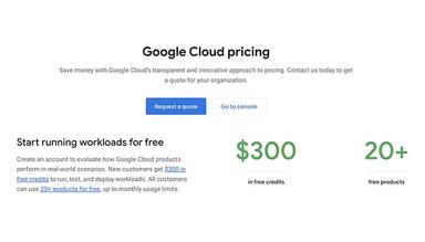Google Cloud Platform Free programs