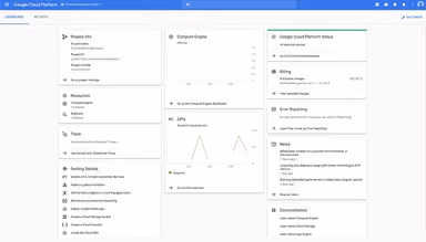 Google Cloud Platform Dashboard
