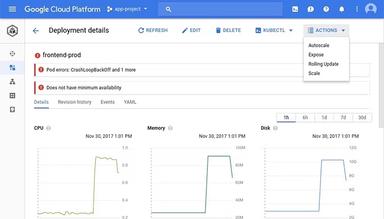 Google Cloud Platform deployment details