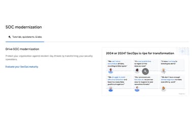 Google SecOps SOC Modernization
