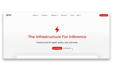 Groq Inreference Infrastructure