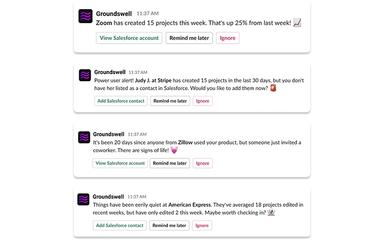 Groundswell Notifications