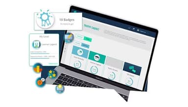Growth Engineering LMS Trophy Cabine Earn Badges