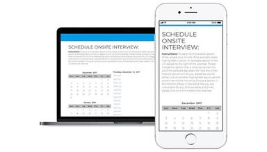 Interview Self-Scheduling