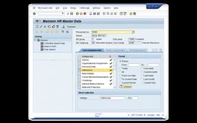 SAP CRM Software HR Data