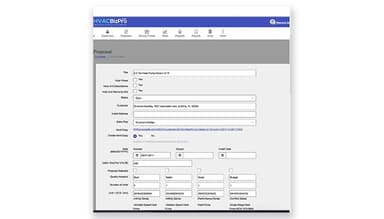 HVACBizPro Proposal Generation