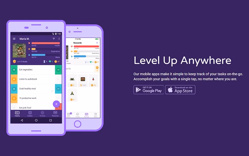Habitica Level Up Anywhere
