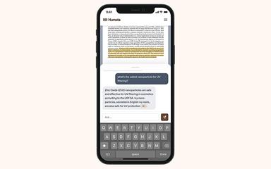 Humata AI Ask Anything Mobile View