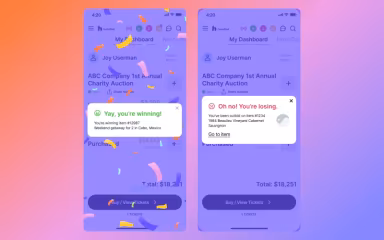 Handbid Bid Status Alert