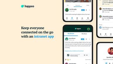 Happeo native mobile application