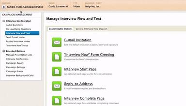 Interview Flow and Text