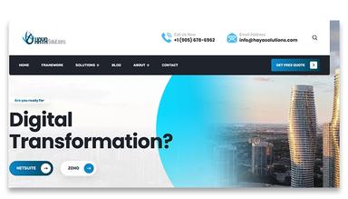 Haya Solutions Home Page
