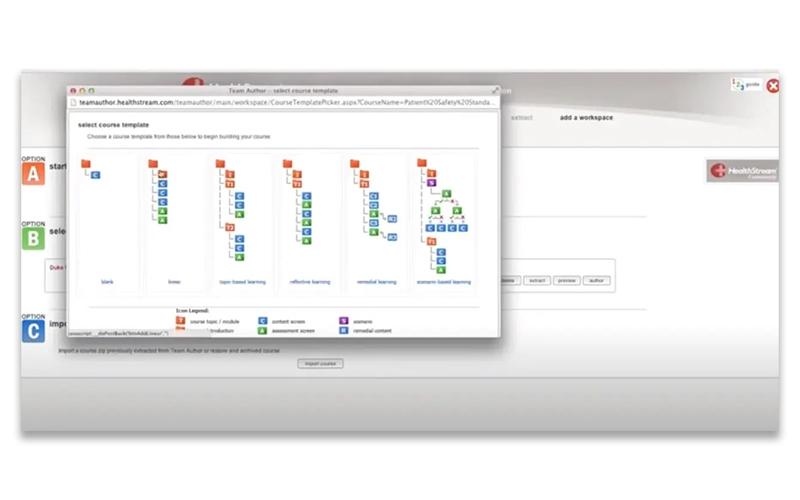 HealthStream Learning Center Course Templates